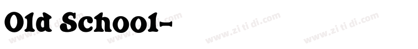 Old School字体转换 Old School字体转换